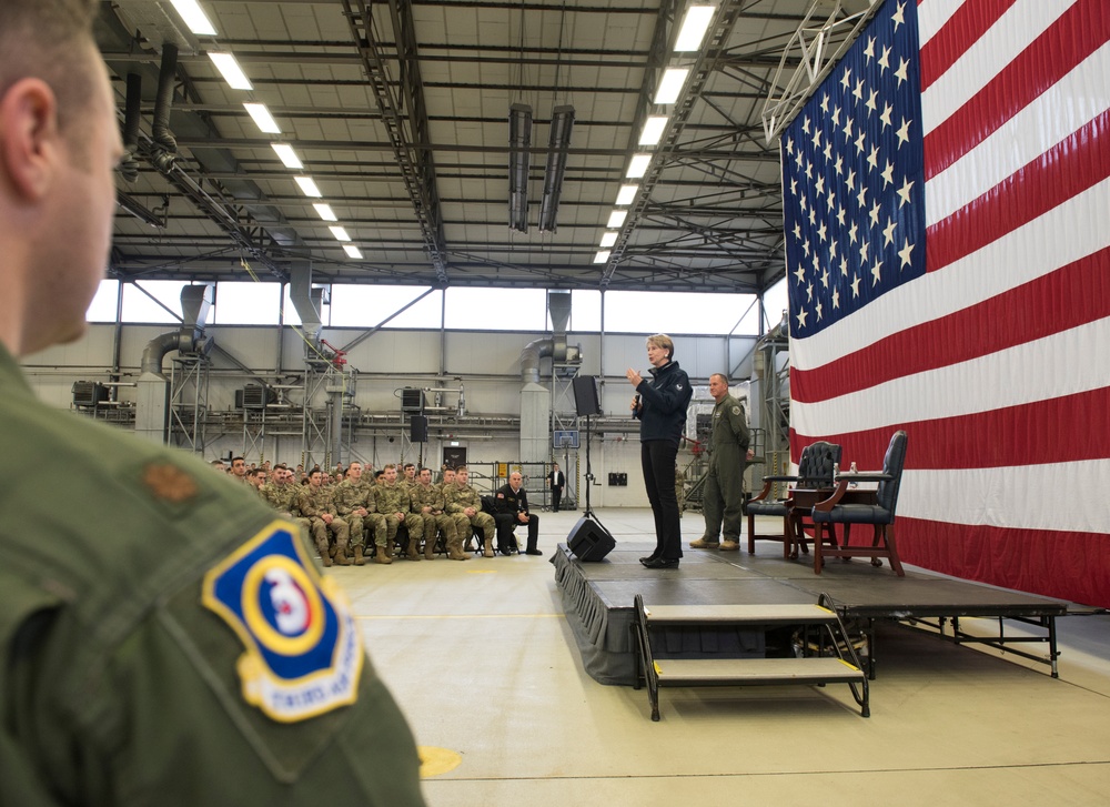 SecAF and CSAF visit Ramstein