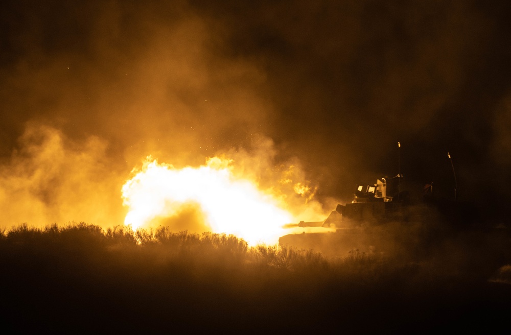 Abrams Night Fire