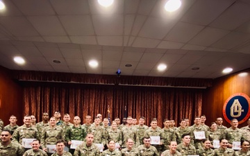 Fort Lee Soldiers earn the German Armed Forces Proficiency Badge