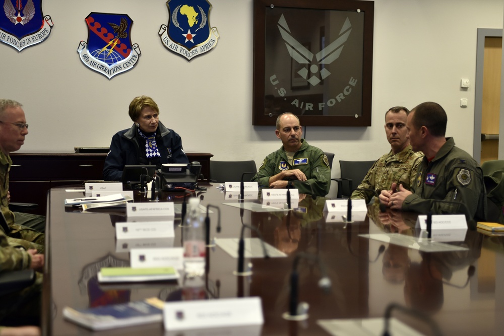 DVIDS - News - CSAF visits Ramstein Air Base