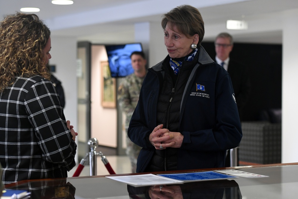 SECAF visits USAFE-AFAFRICA