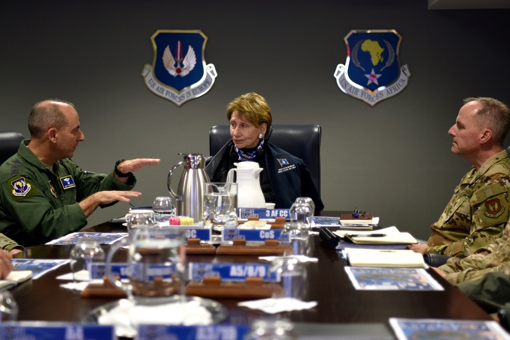 SECAF visits USAFE-AFAFRICA