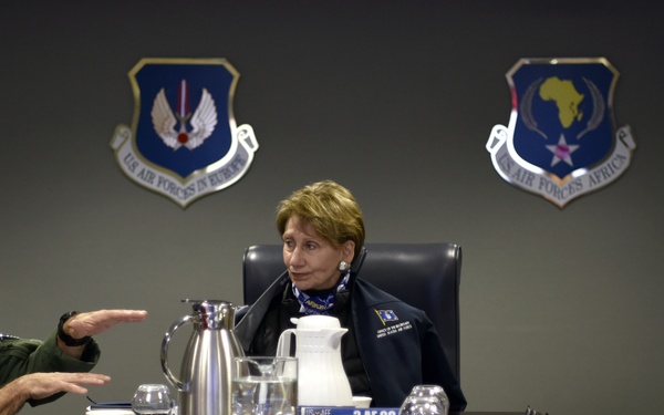 SECAF visits USAFE-AFAFRICA