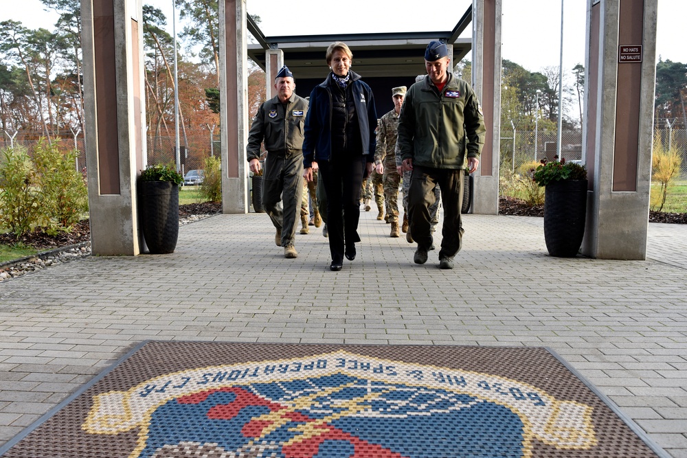 SECAF visits USAFE-AFAFRICA