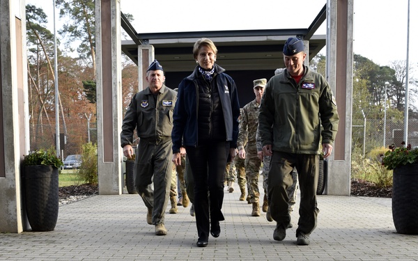 SECAF visits USAFE-AFAFRICA