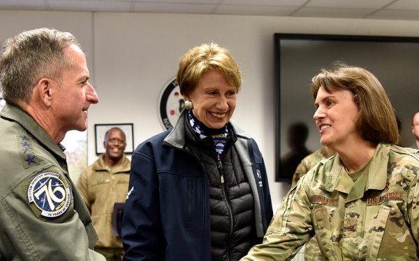 SECAF visits USAFE-AFAFRICA
