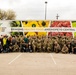 532 Thanksgiving turkey holiday baskets were distributed to Fort Hood families.