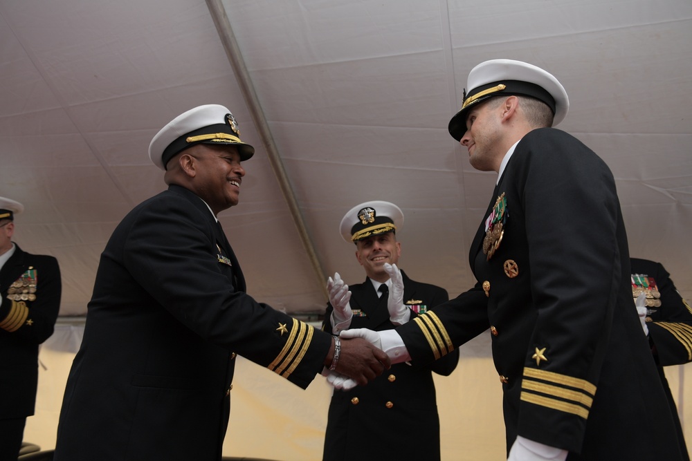 USS Mason Change of Command