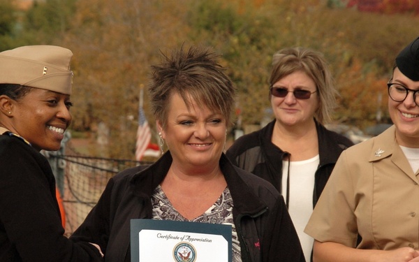 Naval Museum hosts a re-enlistment ceremony