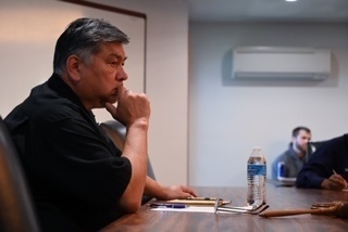 Coast Guard representatives attend Metlakatla Indian Community Council meeting