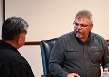 Coast Guard representatives attend Metlakatla Indian Community Council meeting