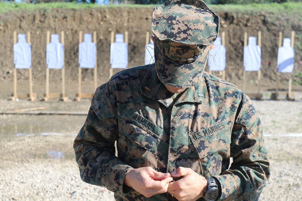 U.S. Marines Conduct Annual Pistol Qualification