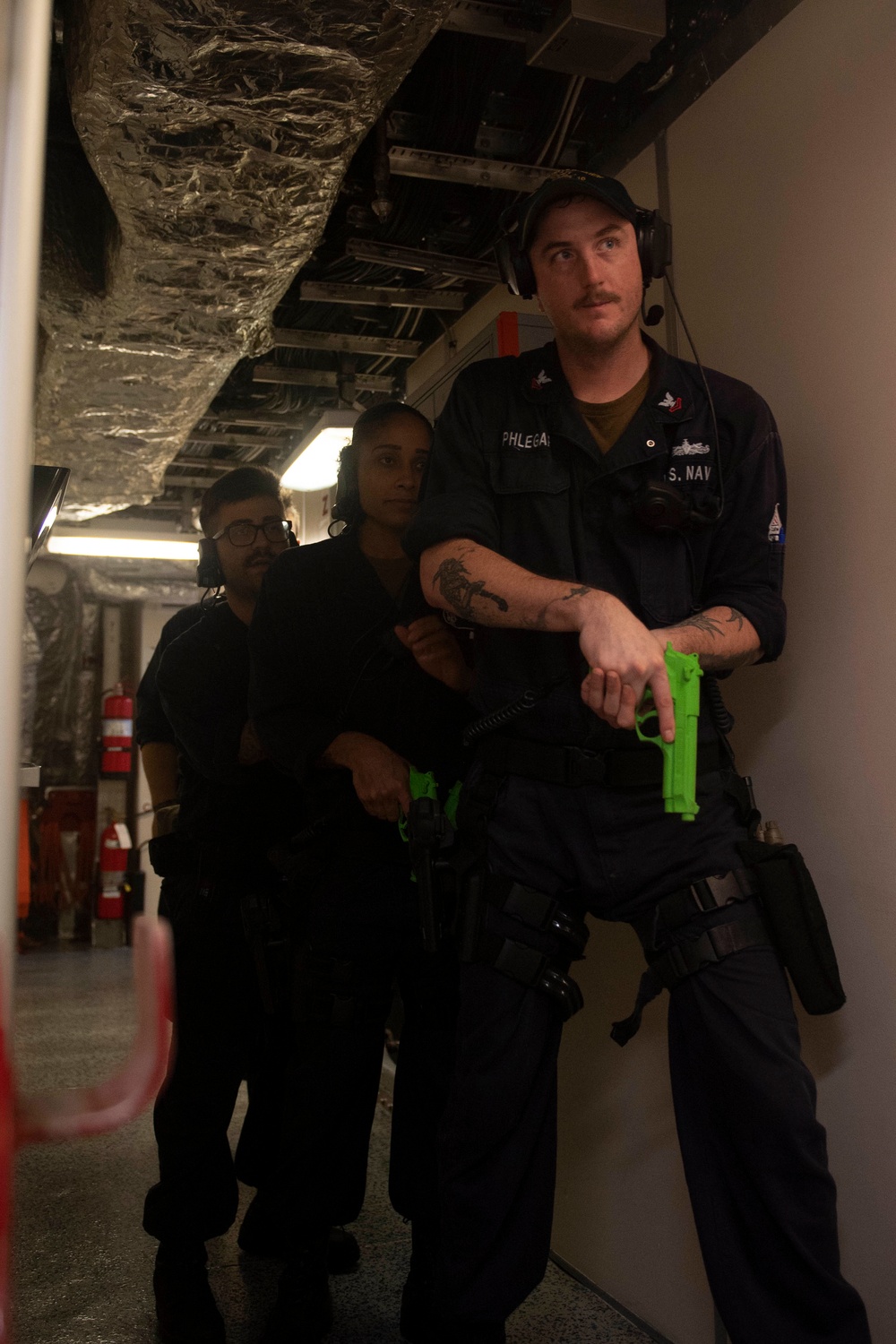 Gabrielle Giffords Visit, Board, Search and Seizure Drill