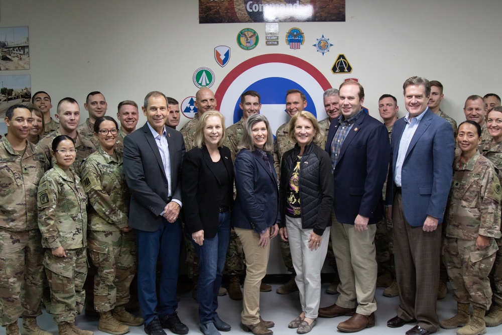 U.S. Congressional delegation visits Camp Arifjan, Kuwait