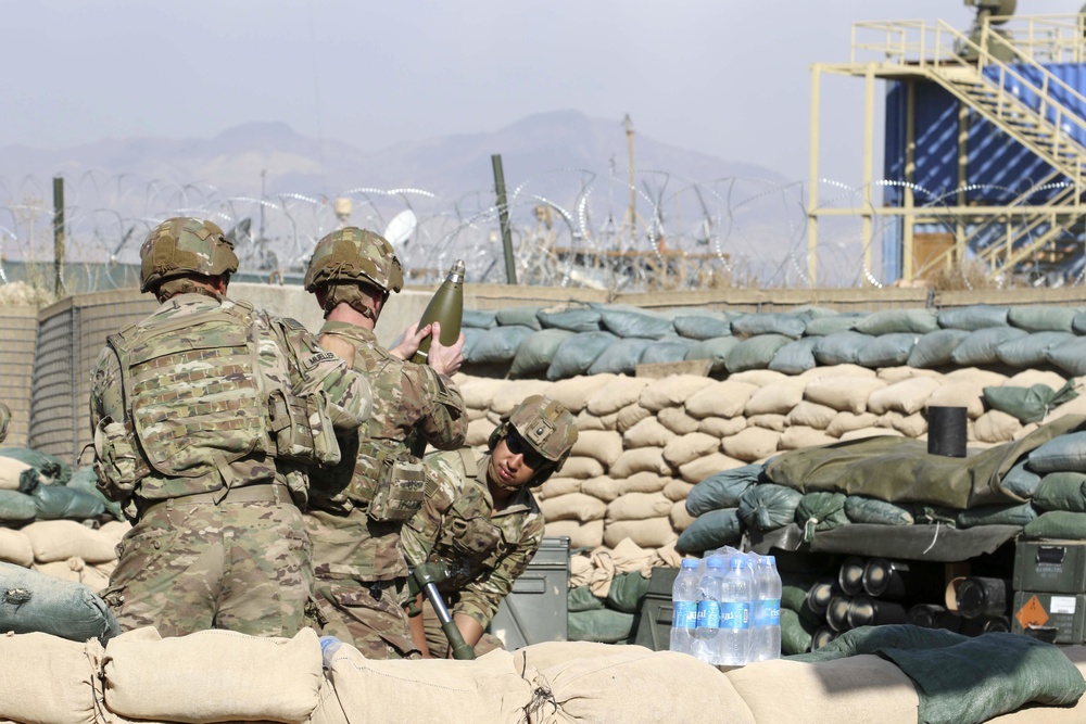 1-178 Infantry Regiment hones skills during live-fire mortar operations