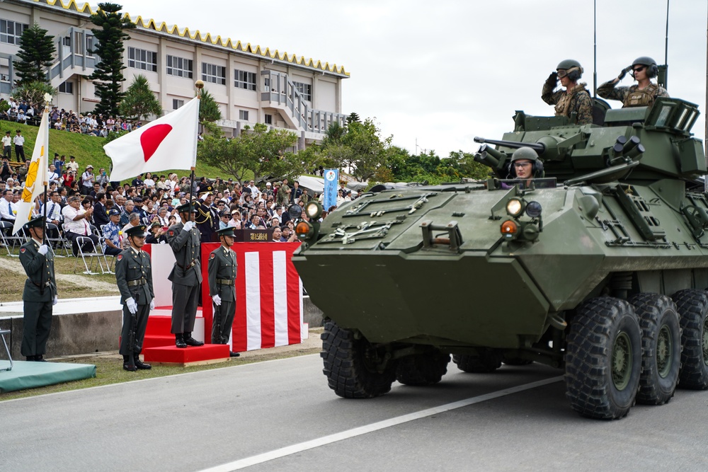 3d Marine Division participates in JGSDF’s 15th Brigade 9th anniversary and Camp Naha 47th anniversary celebration