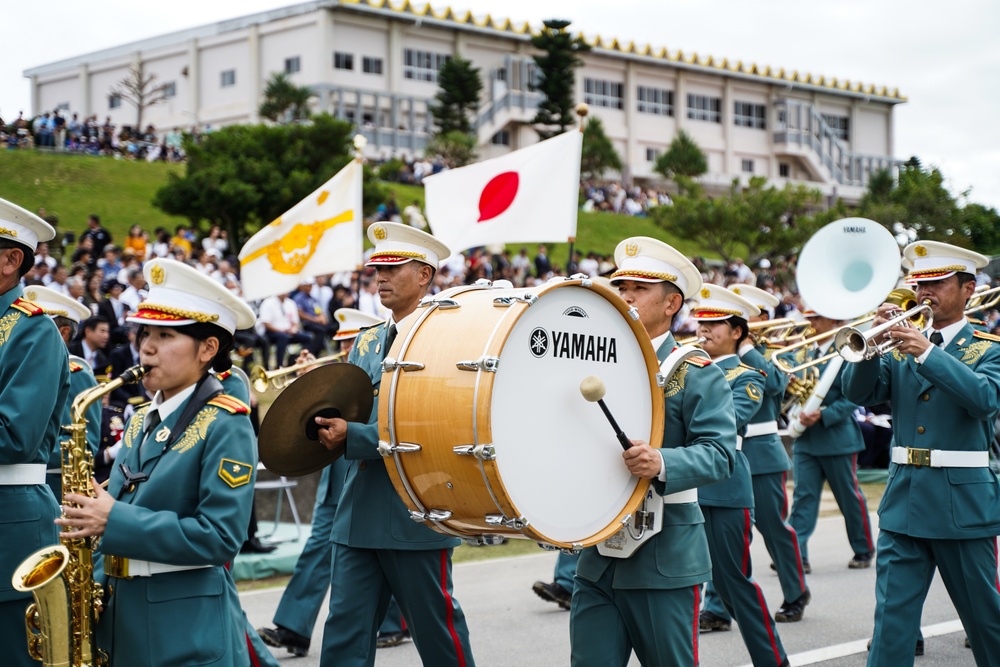 3d Marine Division participates in JGSDF’s 15th Brigade 9th anniversary and Camp Naha 47th anniversary celebration