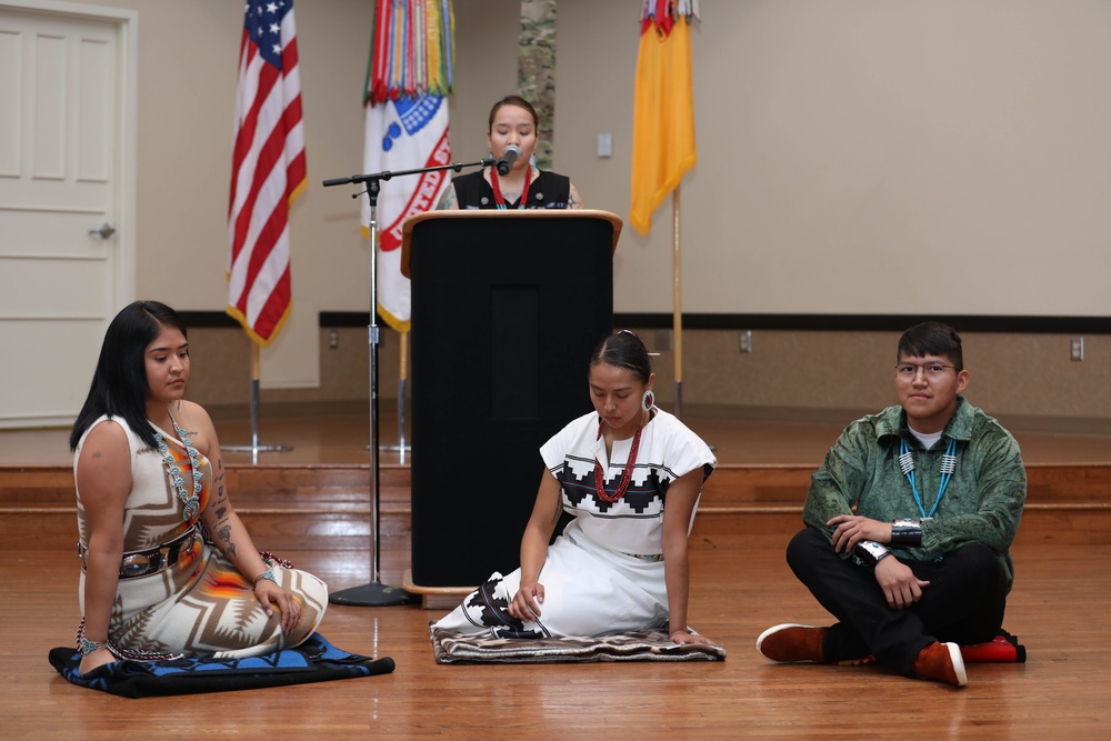 America's Tank Division gathers to observe Native American Heritage at Fort Bliss