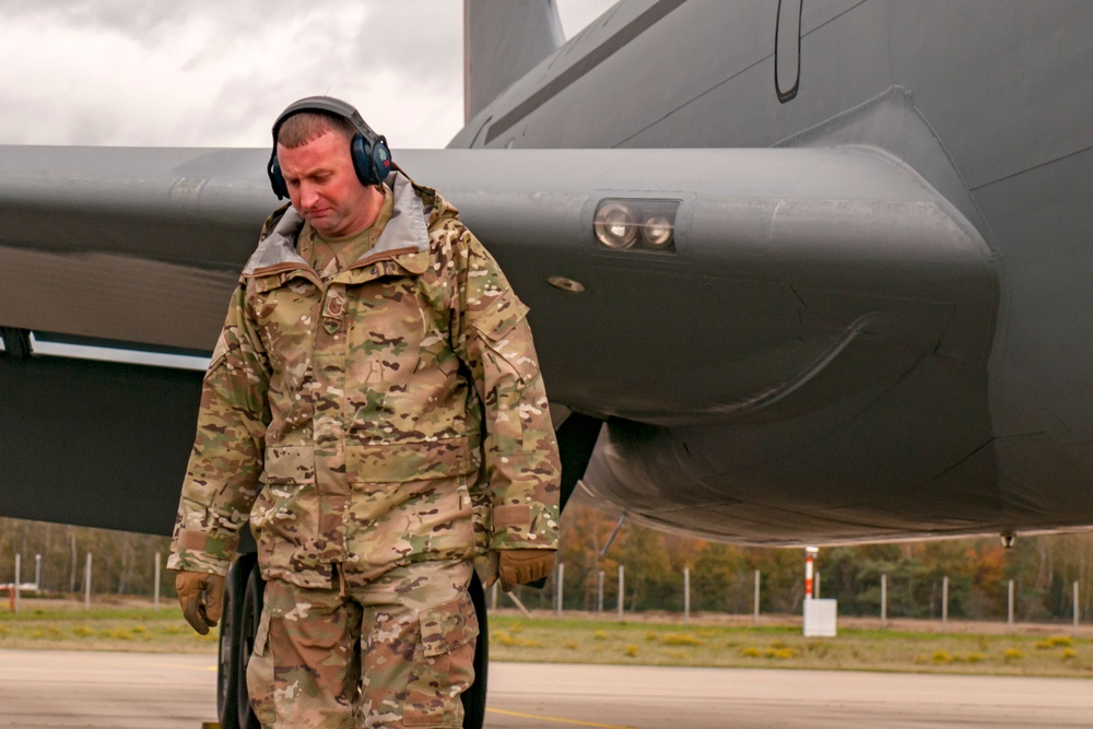 121st Maintenance and Air Crew personnel prepare for NATO aircraft refueling