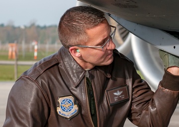 121st maintenance and air crew personnel support NATO aircraft refueling