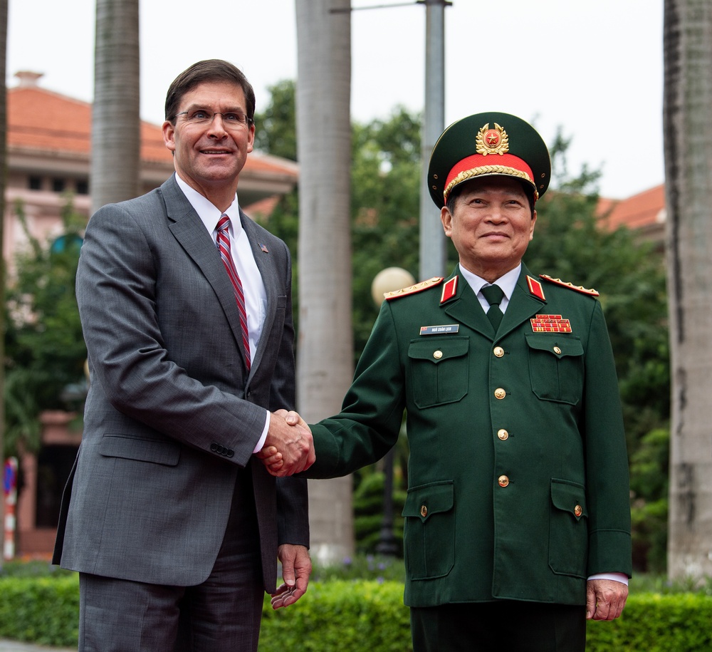 SecDef Esper Meets Vietnam Minister of Defense Gen. Ngo Xuan Lich