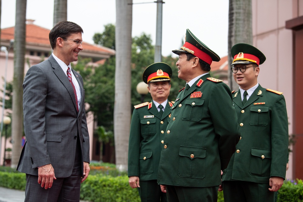 SecDef Esper Meets Vietnam Minister of Defense Gen. Ngo Xuan Lichn