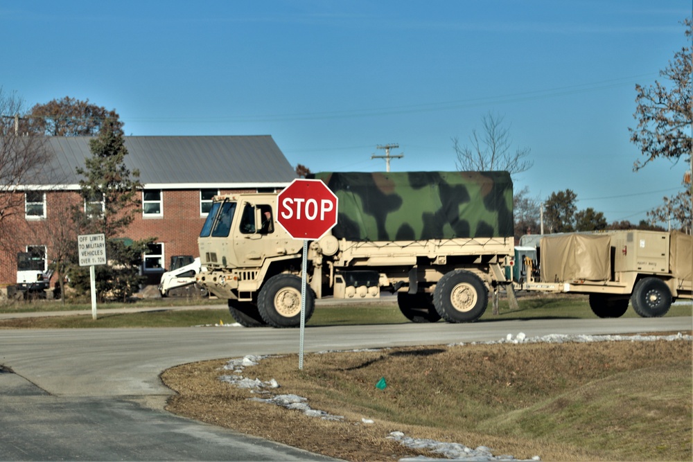 Fort McCoy training operations -- November 2019