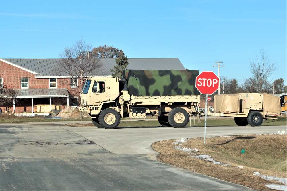 Fort McCoy training operations -- November 2019