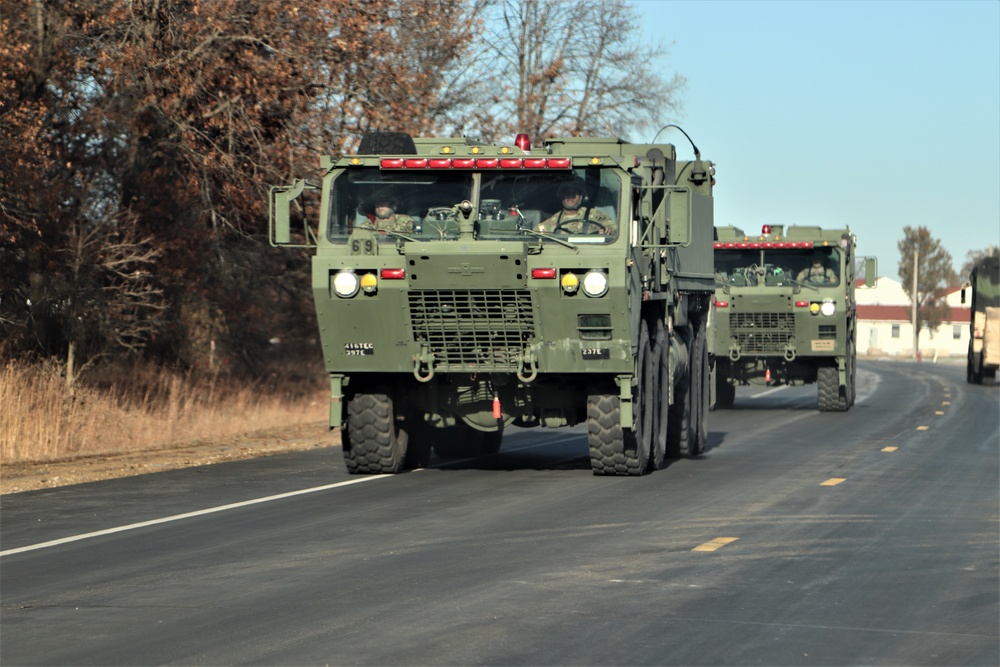 Fort McCoy training operations -- November 2019