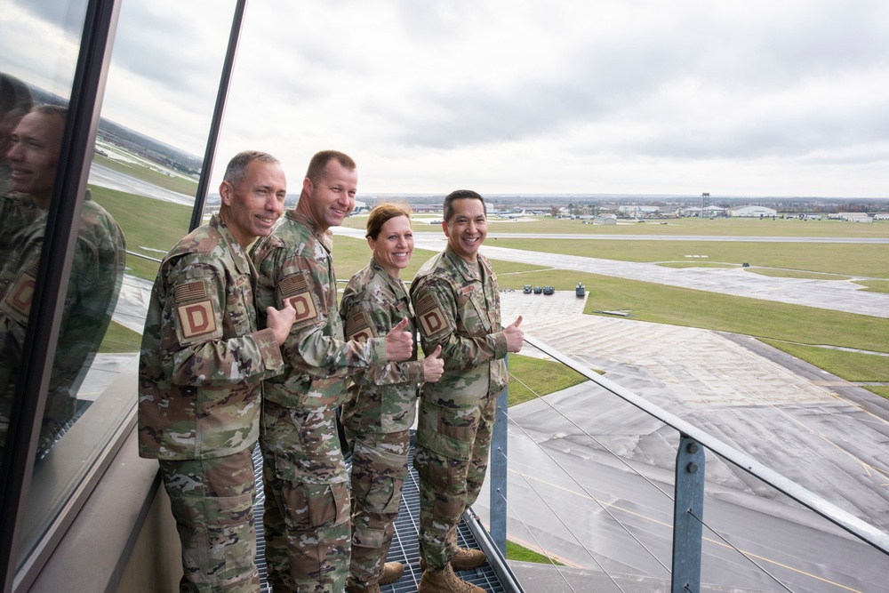 AFIMSC leadership tours RAF Mildenhall