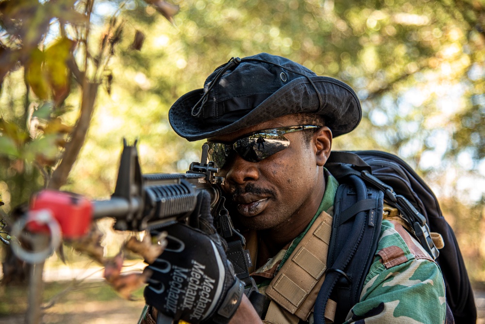 NAVSCIATTS students demonstrate land nav and reconnaissance tactics techniques