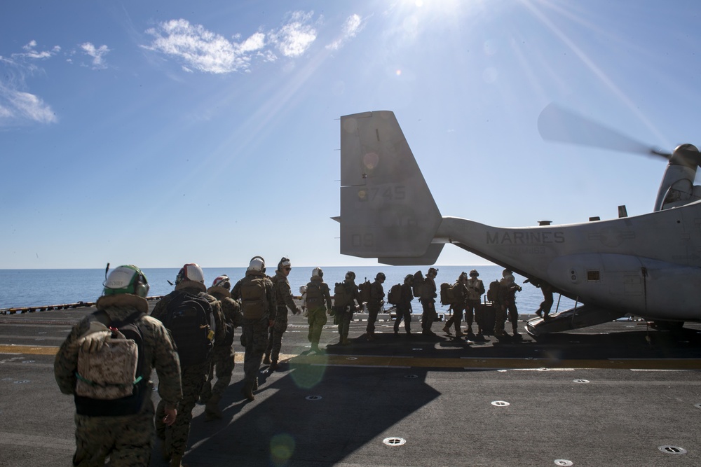 Marines' Departure