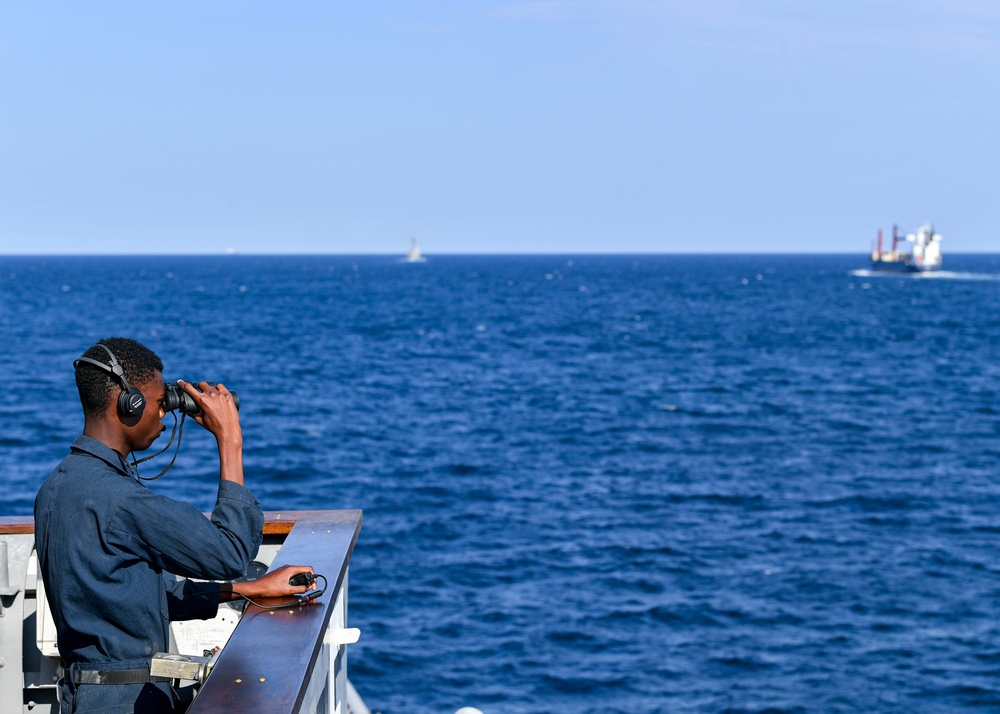 USS Normandy Transits Strait Of Hormuz