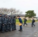 Recruits from company Echo 198 meet their company commanders