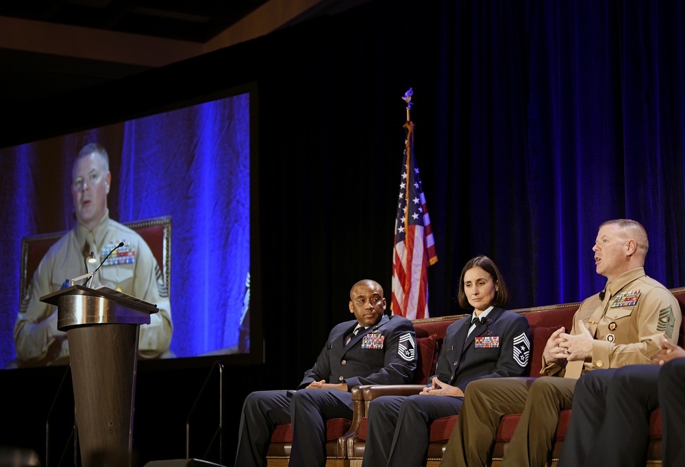 Cyber SELs talk enlisted matters during panel