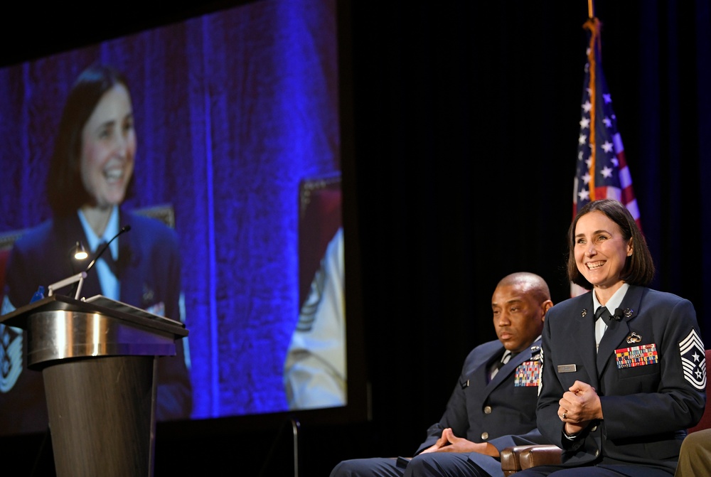 Cyber SELs talk enlisted matters during panel