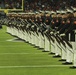 The Silent Drill Platoon performs during Houston Texans vs. Indianapolis Colts halftime show