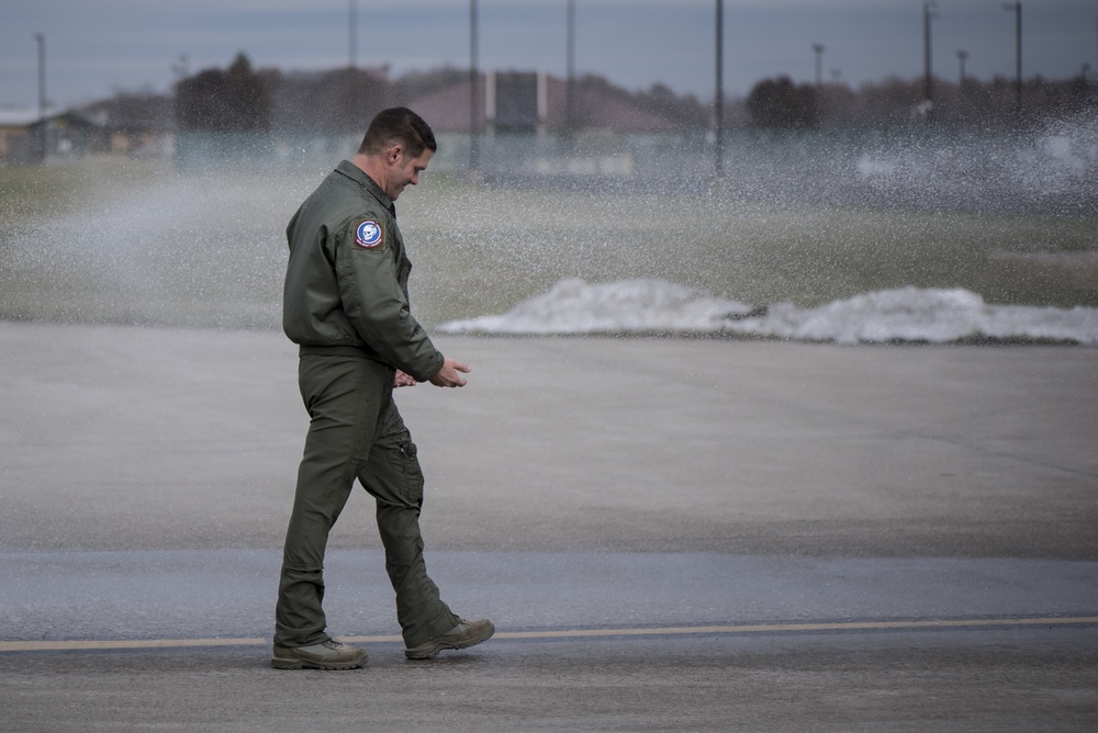 Chief Master Sgt. Randy Nelson has Final Flight with 179th Airlift Wing