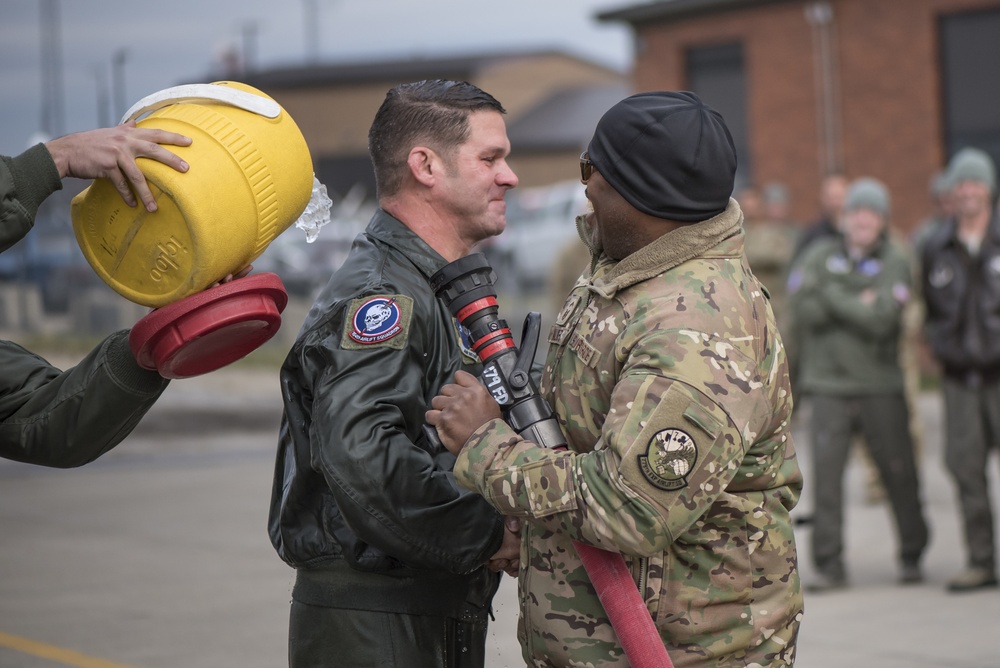 Chief Master Sgt. Randy Nelson has Final Flight with 179th Airlift Wing