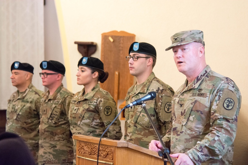 Army Reserve Medical Support Unit transfers authority of DWMMC in Germany