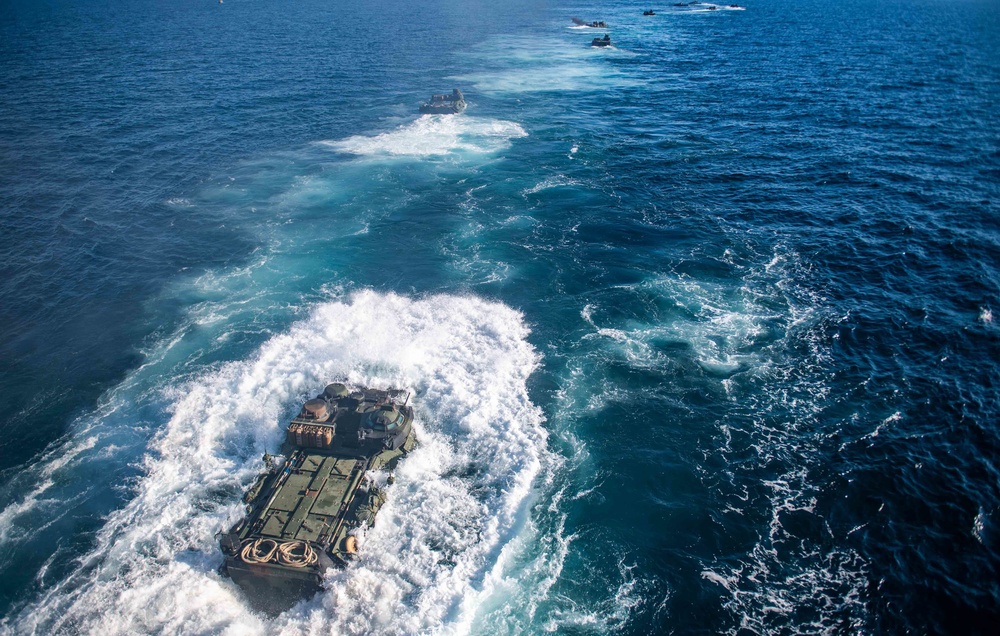 USS Harpers Ferry Conducts Well Deck Operations