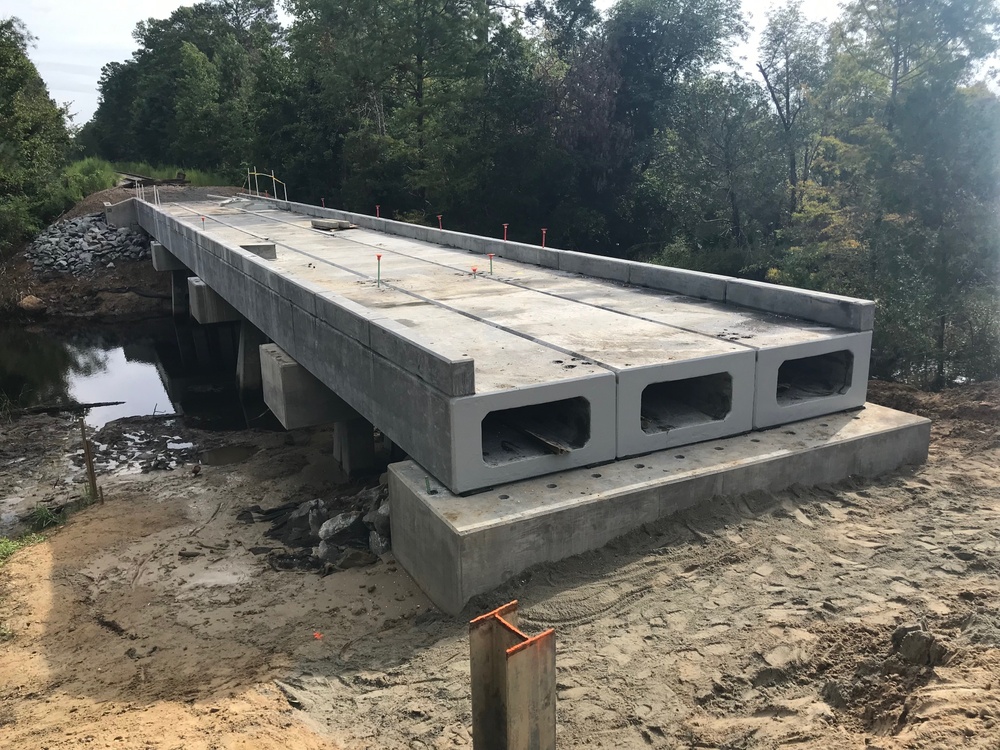 Railroad trestle repairs