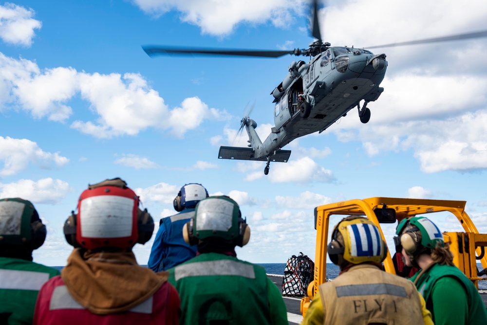 Harry S. Truman Conducts Replenishment-At-Sea
