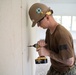 U.S. Navy Seabees deployed with NMCB-5’s Detail Pohnpei continue construction on Pehleng Elementary School