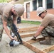 U.S. Navy Seabees deployed with NMCB-5’s Detail Pohnpei continue construction on Pehleng Elementary School