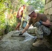 U.S. Navy Seabees deployed with NMCB-5’s Detail Palawan continue construction on Malatgao Elementary School