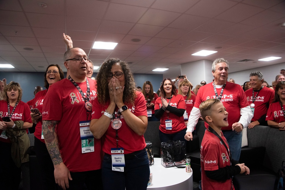 Esper Meets With Gold Star Families at Salute to Service NFL Game