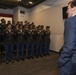 Esper Meets With Soldiers Reenlisting at Salute to Service NFL Game