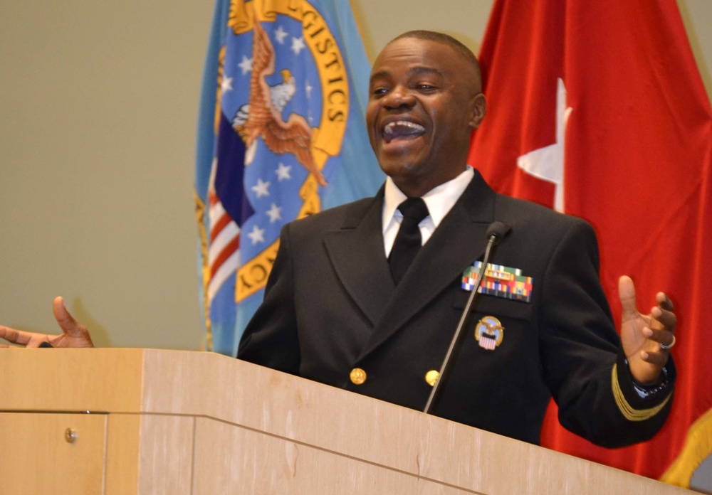 Navy officer promoted: thanks ‘God, family’ during ceremony