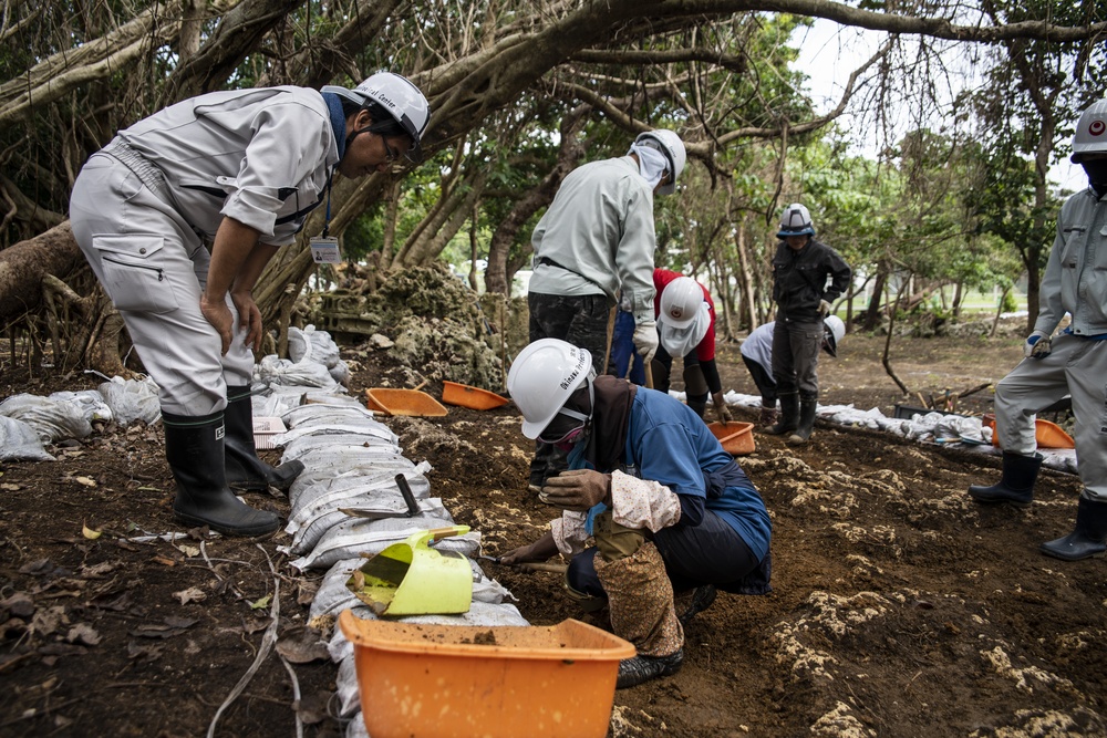 Digging for the past: American and Japanese archaeologists partner to excavate Futenma dig site